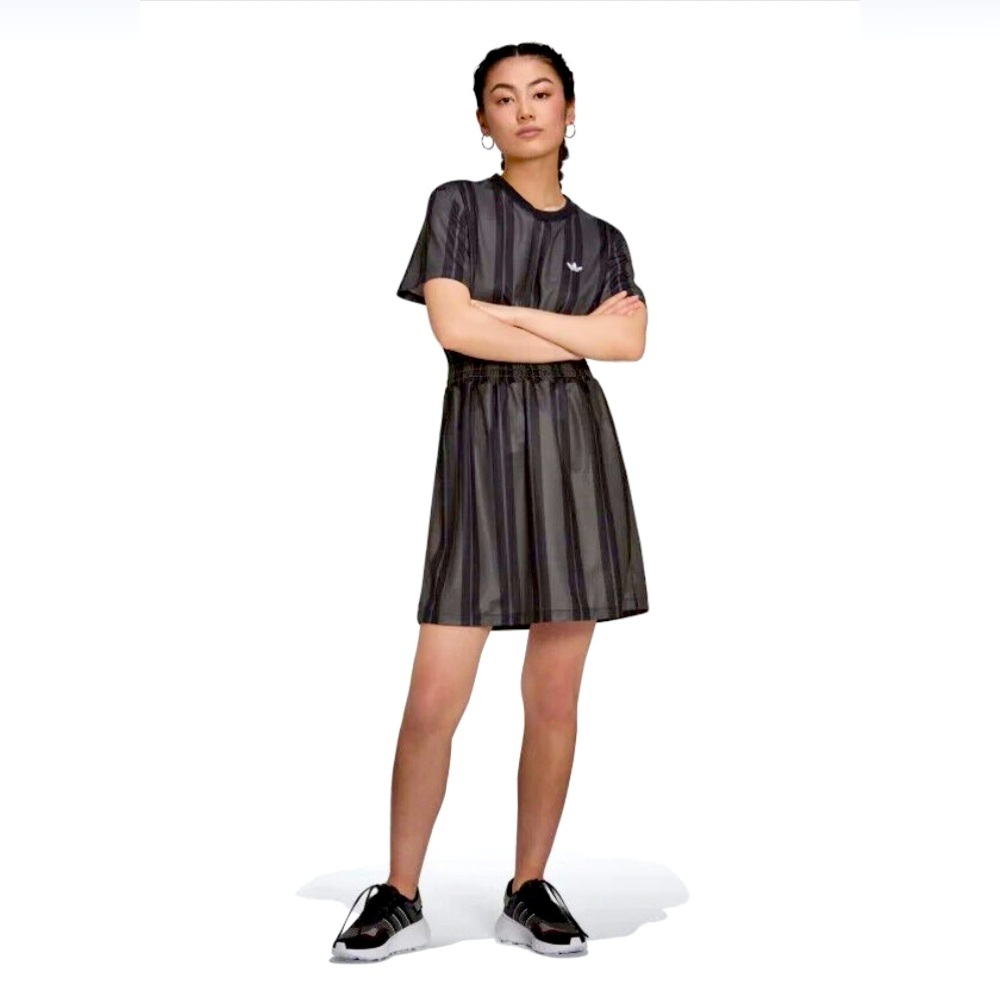 Adidas Original Smocked Stripe Dress